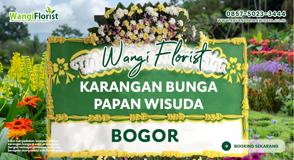 Karangan Bunga Papan Wisuda Bogor