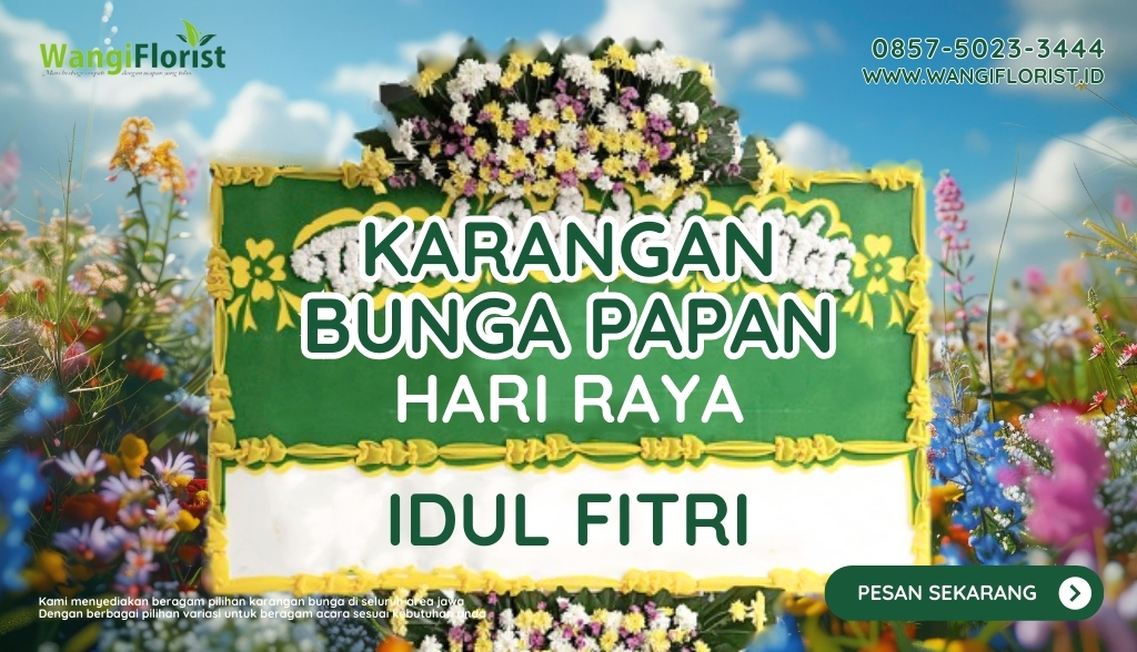 Karangan Bunga Papan Hari Raya Idul Fitri